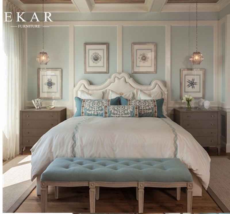 Plywood Double Wedding Fancy Bed Design