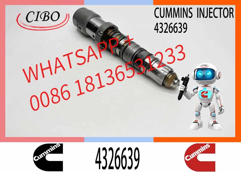 Cummins Neutral Machinery Engine Parts Truck Diesel Engine Parts For Cummins K78 Engine Fuel Injector 4954801 4326639