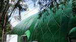 Movable Geen Roof Cover Outdoor Event Tent No Pole Inside With AC System