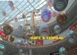 Pink Hanging Events Decoration 90cm Inflatable Mirror Balloon