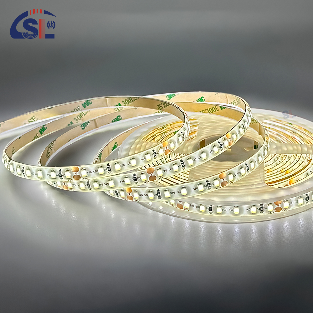 Waterproof LED Light Strips 120D 8mm 12-16W/m 1200-1600LM 4000K Ra80 DC12V 24V for Smart Mirrors