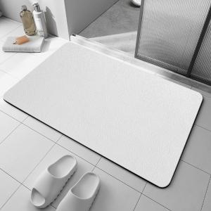 China Super Absorbent Non Slip Diatom Mud Bathroom Rug for CLASSIC Design Style Bath Mat factory