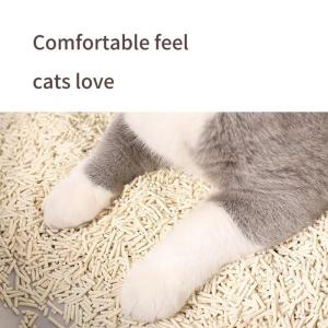 China Sustainable Tofu Cat Litter High Absorption Biodegradable Cat Litter factory