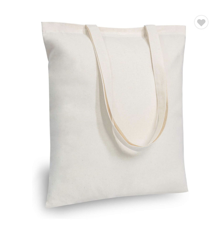 Promotional Personalized Eco-Friendly Cotton Canvas Tote Bags With Rope Handles Custom Printed Sublimation Blanks Fashion Style For Wholesale
