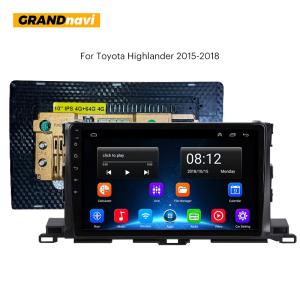 China 10&quot; Android 11 Car Stereo For Toyota Highlander 2015 2016 2017 2018 factory