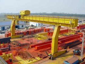 China L Type Single Beam Gantry Crane 30m Cantilever Bridge Crane 10 Ton With Hoist factory