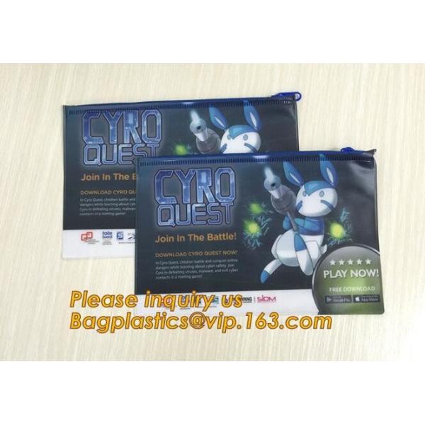 China CHINA supplier Customized High Quality Plastic Document bag,Custom logo Clear waterproof PVC file documents pouch bag wi factory