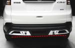 Luxury Chrome Car Bumper Guard and Rear Guard For Honda CR-V 2012 2015