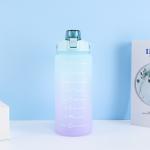 Outdoor Portable Big Volume Drink Bottles Mugs Gradient Color Unique Design