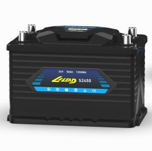China Marine Yacht 24v 50ah Lithium Ion Battery IP67 CE EMC Certified factory