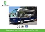 White 11seats Left Hand Drive Electric Tourist Bus Sightseeing Buggy With