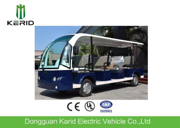 White 11seats Left Hand Drive Electric Tourist Bus Sightseeing Buggy With