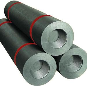 China 8-12 Mpa Flexural Strength UHP Graphite Electrode for Arc Furnaces Degassing Rod Included factory