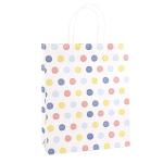Fashion jewelry packaging paper bag own logo printing twist rope handle