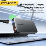 ESSAGER ES-CD46 Series 65W 2 Ports GaN Wall Charger Super Fast Charger