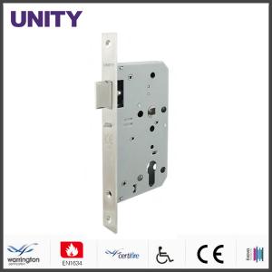 China Fire Test Mortice Door Lock Anti-thrust Nightlatch CE Marking Satin Stainless Steel factory