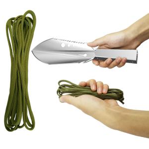 China Aluminum Alloy Multifunctional Tool Survival Hand Tools Camping Garden Shovel factory