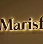 Stainless Steel LED Backlit Characters Shopping Mall Signs Illuminated