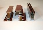 Wood Grain Transfer 0.7mm Sound Insulation T5 6061 Aluminum Profile