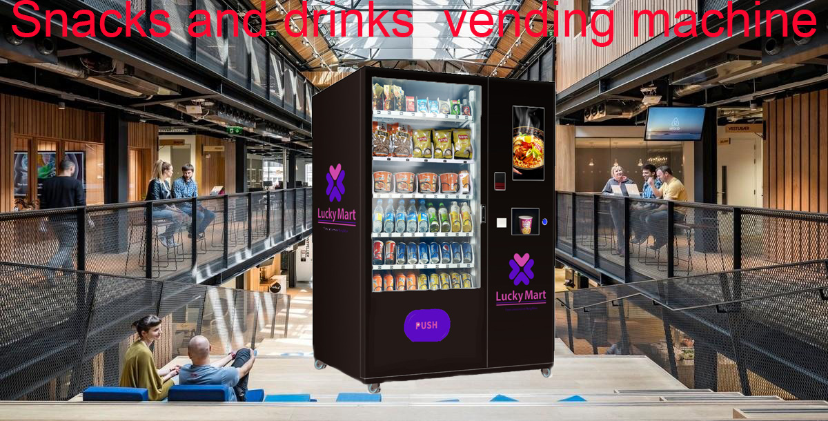 22'' Instant Coffee Vending Machine Hot Water For Office Malls