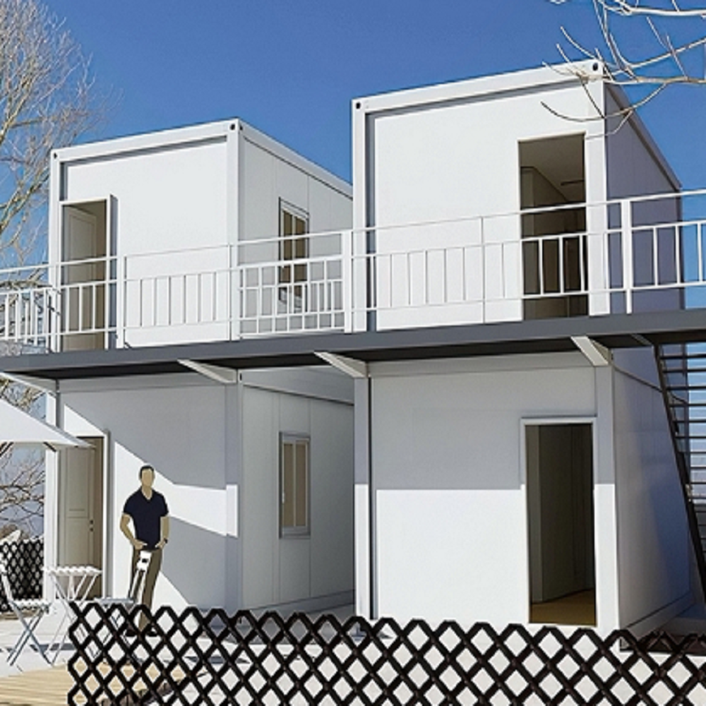 PVC Sliding Window Galvanized Steel Frame Prefab Container Homes