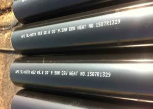 China Steam Pipeline ERW Steel Pipe factory