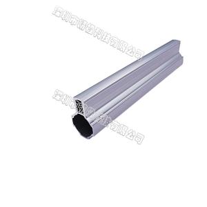 China Plastic Coated Aluminium Alloy Tube AL-D Logistic Equipment Assembly Material 6063-T5 factory