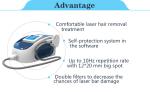 Nubway portable home laser diode machine / laser hair removal diode equipment