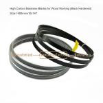 High Carbon Bandsaw Blades for Wood Working (Black Hardened) Size:1400mmx10x14T