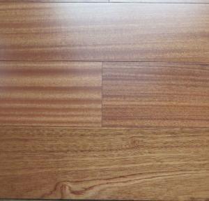 China African sapele engineered hardwood flooring, smooth surface and natural lacquered factory