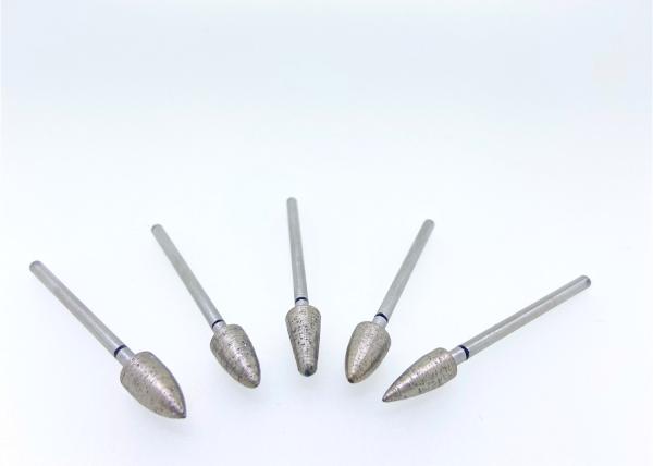 Metal Grinding Polishing Sintered Diamond Bur Flat End Bullet Shape Plaster