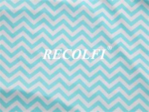 China Printing Ocean Retro Polyester Knit Fabric Seamless Glossy Soft Feel factory