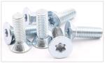 Zinc Plated Steel Torx Countersunk Head Screws GB2673 Torx Drive Flat Head