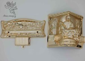 China Part Of A Casket Corner Iron Tubes Casket Hardware PP factory