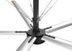 24FT 1.5kw Brushless Hvls Ceiling Fan Large Space Ventilation Commercial Paddle