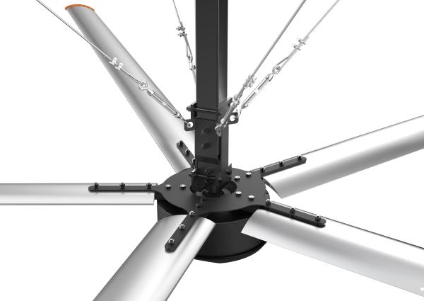 Maintenance Free HVLS Commercial Garage Ceiling Fans For Logistics Centers /