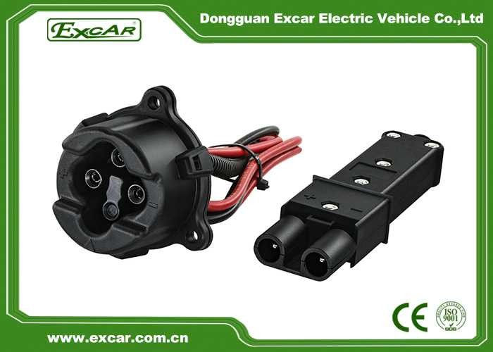 2 Pin Golf Cart Charger Plug And Receptacle For YMH Electric Golf Car Accessory