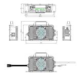 QY1500S-VC4820 AC/DC 48V20A 1190W intelligent battery charger for cleaning &
