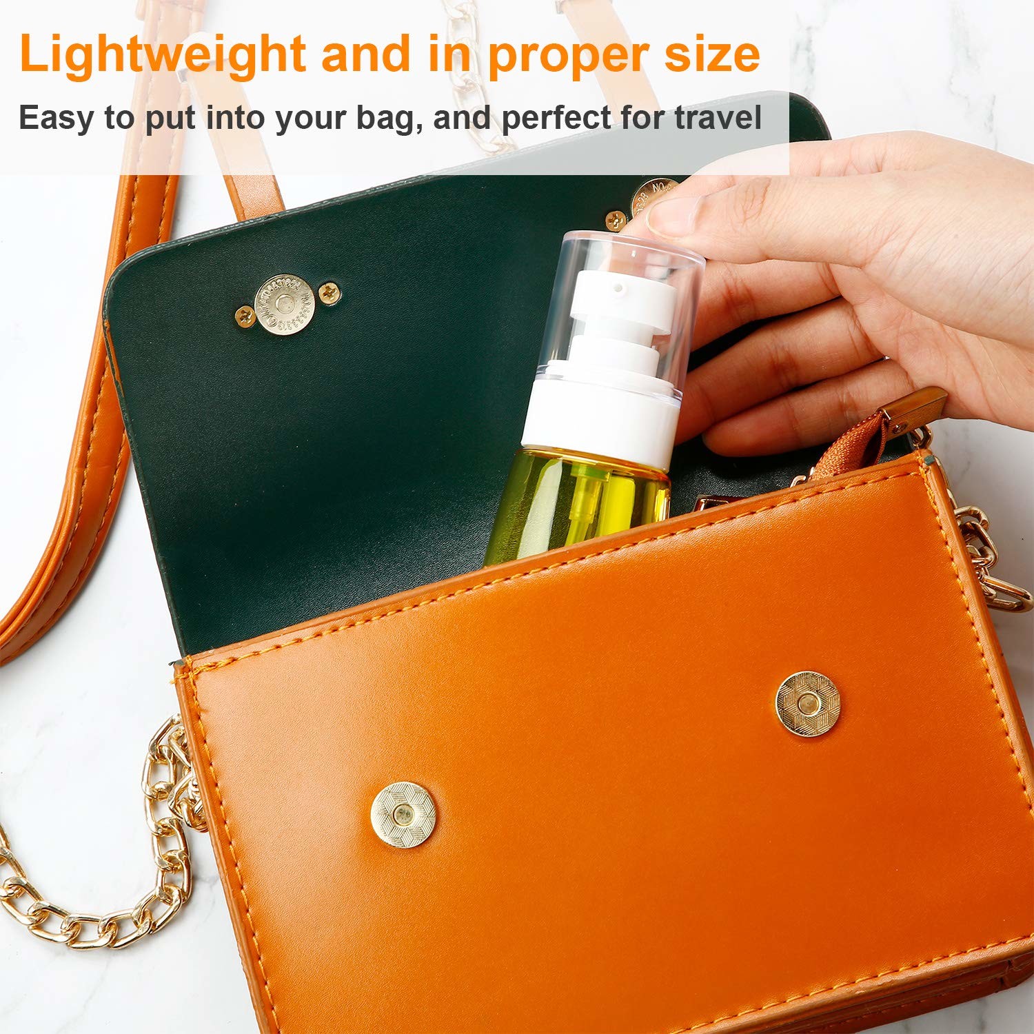 Small Size Cosmetic PETG Bottle Travel Lotion Dispenser Bottles