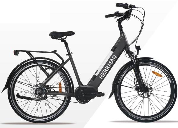 Lithium Battery 26 Inch City Electric Bicycle / E - bike With Rear Motor For