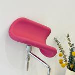 Pink Stainless Steel Material Leg Rest For Hospital Gynecology