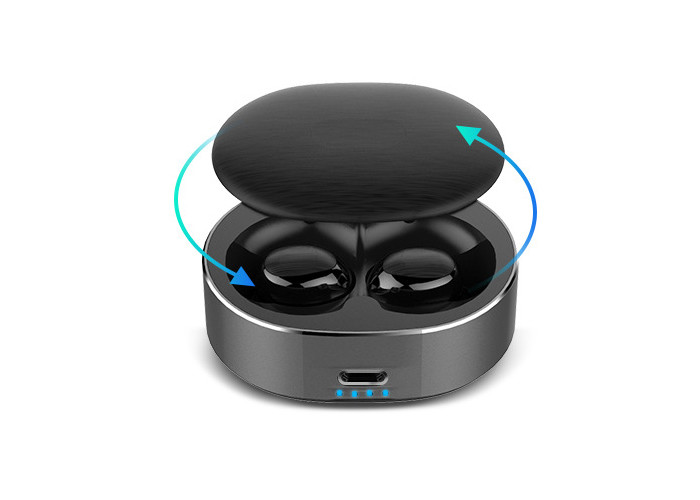 IPX5 Waterproof TWS Wireless Earbuds , True Wireless Stereo Earphones With Charging Case