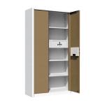 Fire Resistant Modern 6mm Thickness Metal Clothes Cupboard