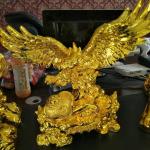 CE Approved Golden Animal Sculpture Nano Spray Paint Chrome