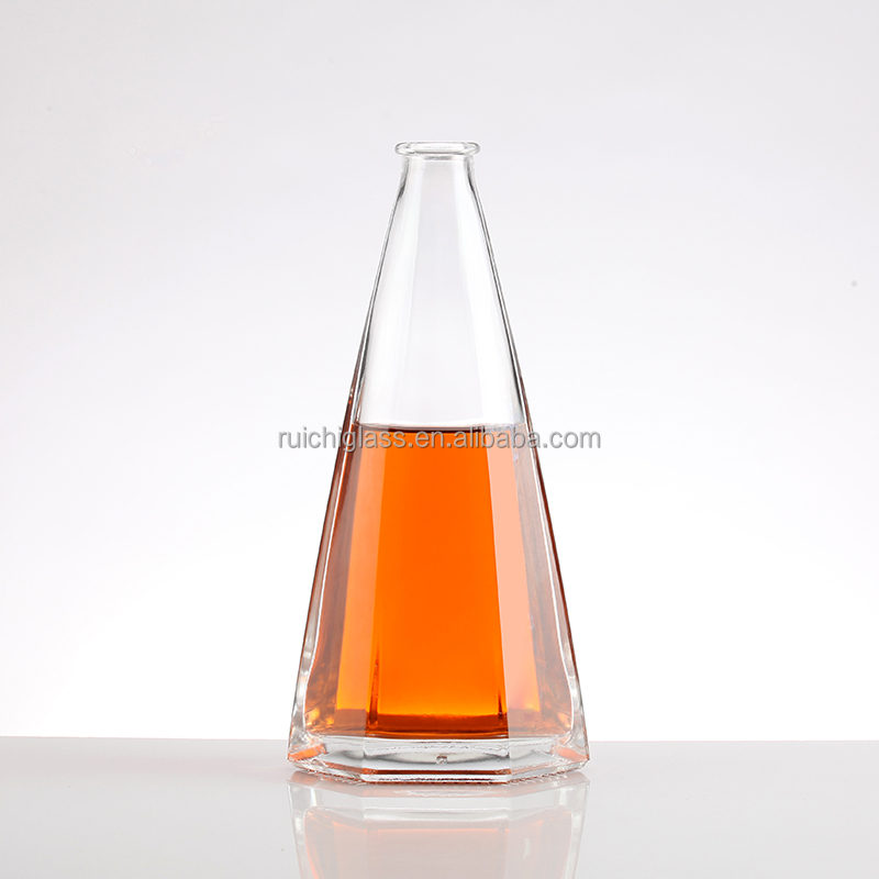 Customized Custom Make Wine Bottles Vodka Spirit Glass Bottles for 375ml 500ml 750ml