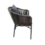 Waterproof Outdoor Aluminum Rattan Wicker Chairs With Cushion