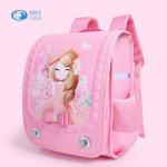 Pink EVA Tool Case With Zipper / Large Capacity Children School Bag