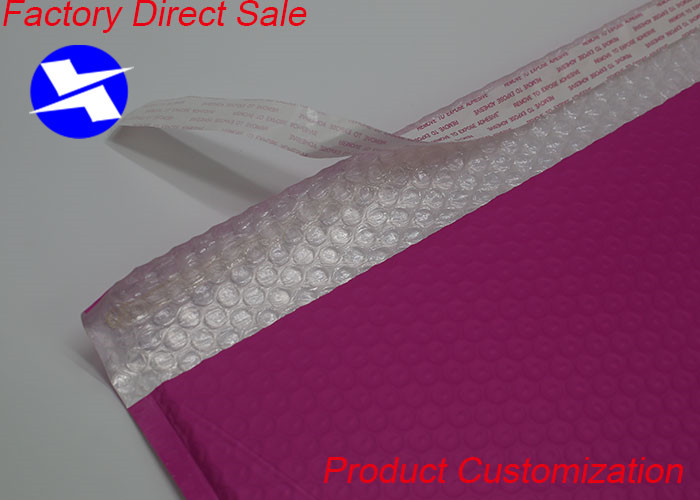 Light Weight Bubble Shipping Envelopes , Red Colored Poly Mailers 6*9" Inches