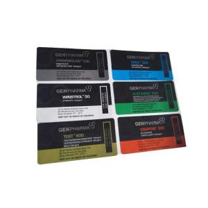 China CMYK Holographic Laser PET vial Vial Labels factory