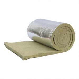 China Acoustic Control Insulation Material Rock Wool Roll With Aluminum Foil factory